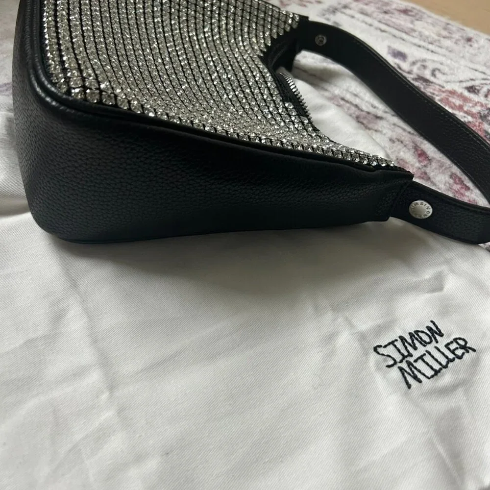 Simon Miller Snap Crystal Leather Shoulder Bag - Picture 7 of 10